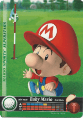 Baby Mario - Golf amiibo Card