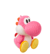 Pink Yarn Yoshi amiibo Yarn