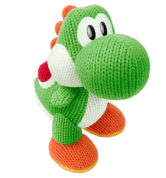 Mega Yarn Yoshi amiibo Yarn