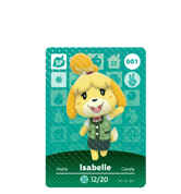 Isabelle amiibo Card