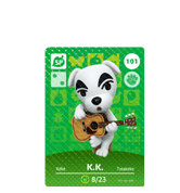 K.K. Slider amiibo Card
