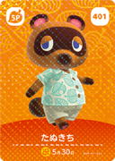 Tom Nook amiibo Card