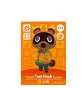 Tom Nook amiibo Card