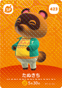 Tom Nook (Coat) amiibo Card