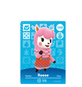 Reese amiibo Card
