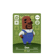 Don Resetti amiibo Card