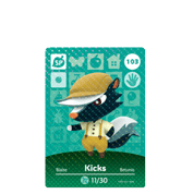 Kicks amiibo Card