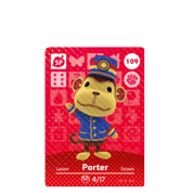 Porter amiibo Card