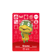 Grams amiibo Card