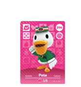 Pete amiibo Card