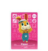 Zipper amiibo Card