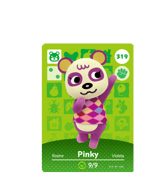 Pinky amiibo Card