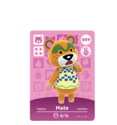 Nate amiibo Card