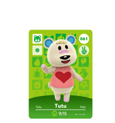 Tutu amiibo Card