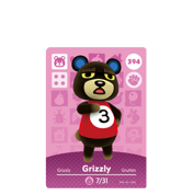 Grizzly amiibo Card