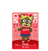 Paula amiibo Card