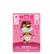 Anchovy amiibo Card