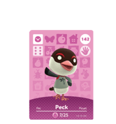 Peck amiibo Card