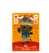 Vic amiibo Card