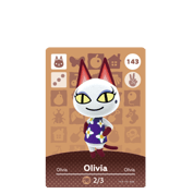 Olivia amiibo Card