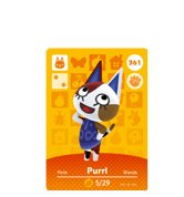 Purrl amiibo Card