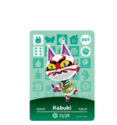 Kabuki amiibo Card