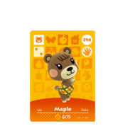 Maple amiibo Card