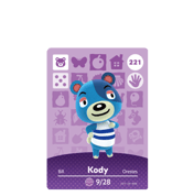Kody amiibo Card