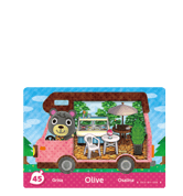 Olive amiibo Card