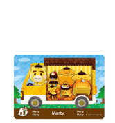 Marty amiibo Card
