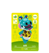Alli amiibo Card