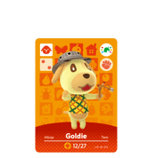 Goldie amiibo Card