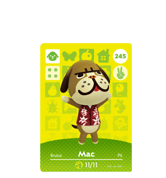 Mac amiibo Card