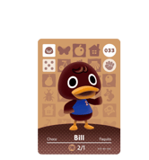Bill amiibo Card