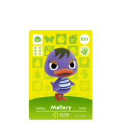Mallary amiibo Card