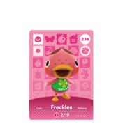 Freckles amiibo Card