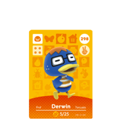 Derwin amiibo Card
