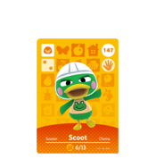 Scoot amiibo Card