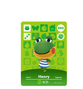 Henry amiibo Card
