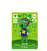 Gruff amiibo Card
