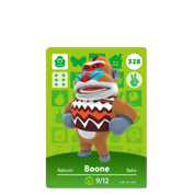 Boone amiibo Card