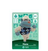 Hans amiibo Card