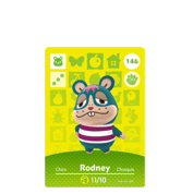 Rodney amiibo Card