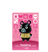 Hamphrey amiibo Card