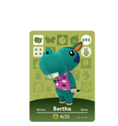 Bertha amiibo Card