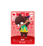 Biff amiibo Card