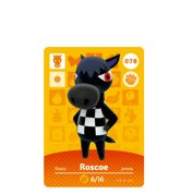 Rosco amiibo Card