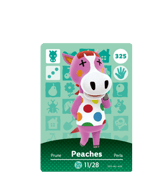 Peaches amiibo Card