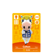 Colton amiibo Card
