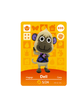Deli amiibo Card